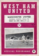 West Ham United v Manchester United
