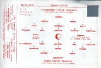 Manchester United v Derby County