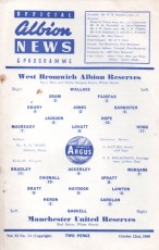 West Bromwich Albion v Manchester United