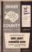 Derby County v Manchester United