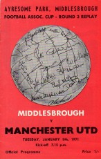 Middlesbrough v Manchester United