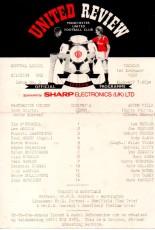 Manchester United v Aston Villa