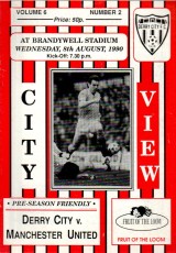 Derry City v Manchester United