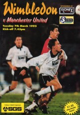 Wimbledon v Manchester United