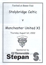 Stalybridge Celtic v Manchester United