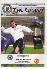 Edinburgh City v Manchester United