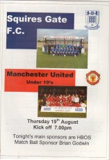 Squires Gate v Manchester United