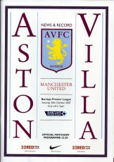 Aston Villa v Manchester United