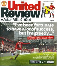 Manchester United v Aston Villa
