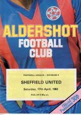 Aldershot Town v Sheffield United