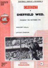 Leyton Orient v Sheffield Wednesday