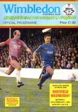 Wimbledon v Sheffield Wednesday