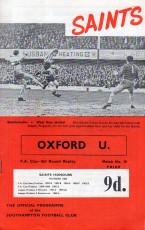 Southampton v Oxford United