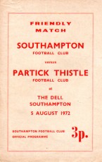 Southampton v Partick Thistle