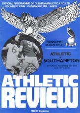 Oldham Athletic v Southampton