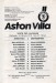 Aston Villa v Southampton