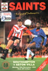 Southampton v Aston Villa