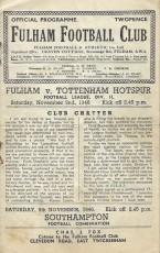 Fulham v Tottenham Hotspur