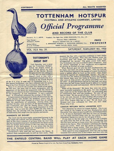 Tottenham Hotspur v Leicester City