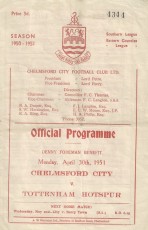 Chelmsford City v Tottenham Hotspur