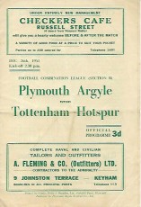 Plymouth Argyle v Tottenham Hotspur