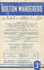 Bolton Wanderers v Tottenham Hotspur