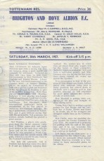 Brighton & Hove Albion v Tottenham Hotspur
