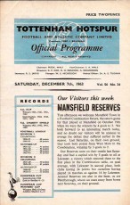 Tottenham Hotspur v Mansfield Town
