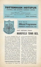 Tottenham Hotspur v Mansfield Town