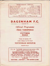 Dagenham v Tottenham Hotspur