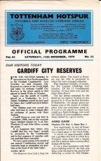 Tottenham Hotspur v Cardiff City