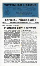 Tottenham Hotspur v Plymouth Argyle