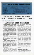 Tottenham Hotspur v Leicester City