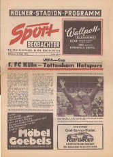 Cologne v Tottenham Hotspur