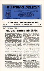 Tottenham Hotspur v Oxford United