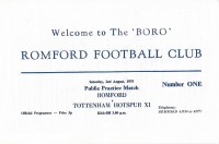 Romford v Tottenham Hotspur