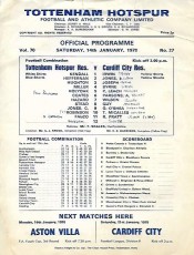 Tottenham Hotspur v Cardiff City