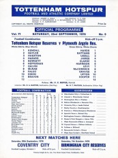 Tottenham Hotspur v Plymouth Argyle