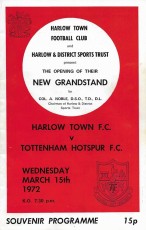 Harlow Town v Tottenham Hotspur