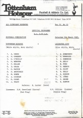 Tottenham Hotspur v Leicester City