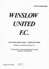 Winslow United v Tottenham Hotspur