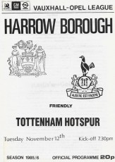 Harrow Borough v Tottenham Hotspur