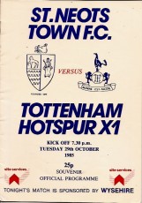 St Neots Town v Tottenham Hotspur
