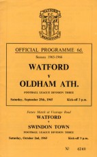 Watford v Oldham Athletic