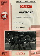 Leyton Orient v Watford