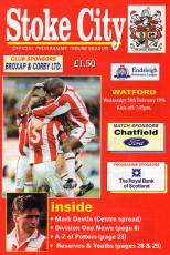 Stoke City v Watford