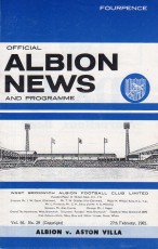 West Bromwich Albion v Aston Villa