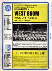 Oxford United v West Bromwich Albion