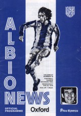 West Bromwich Albion v Oxford United