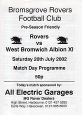 Bromsgrove Rovers v West Bromwich Albion